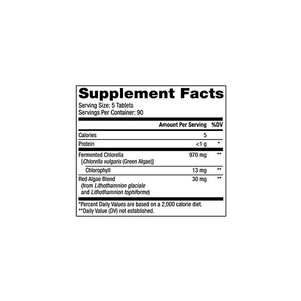 Fermented Chlorella with Chlorophyll