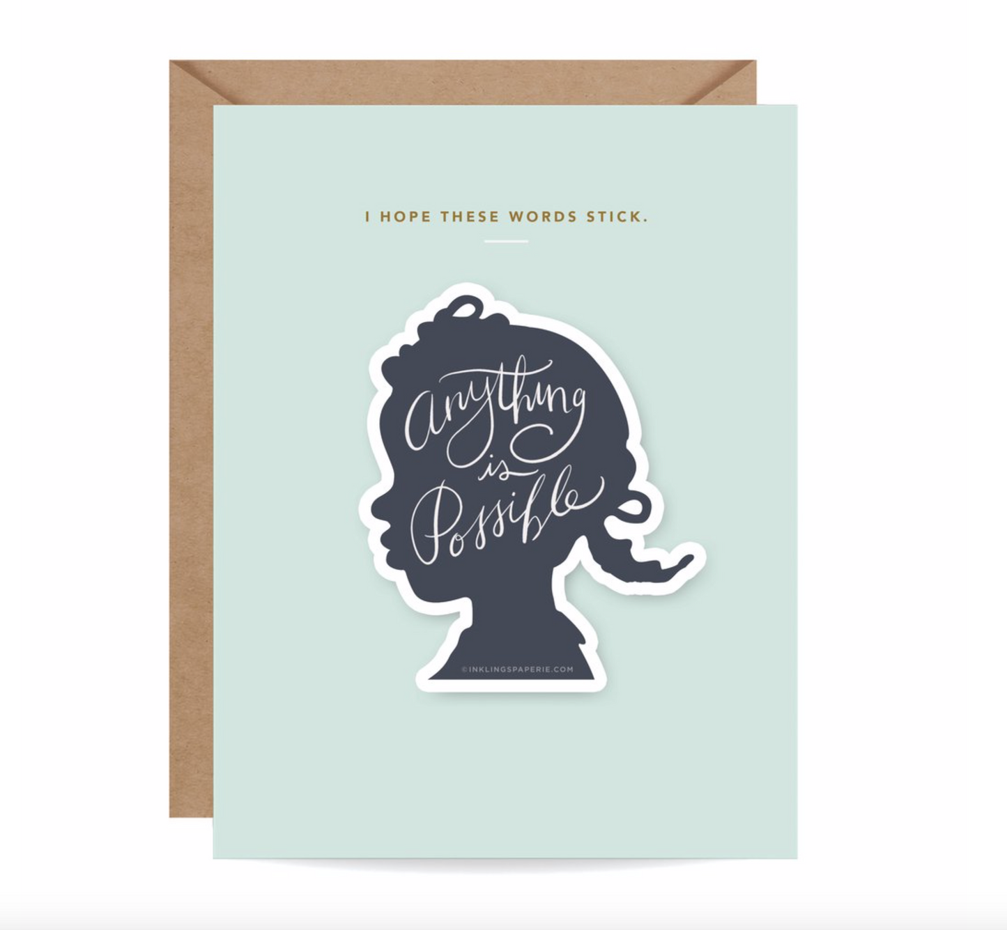 Card | Sticker "Anything is Possible"