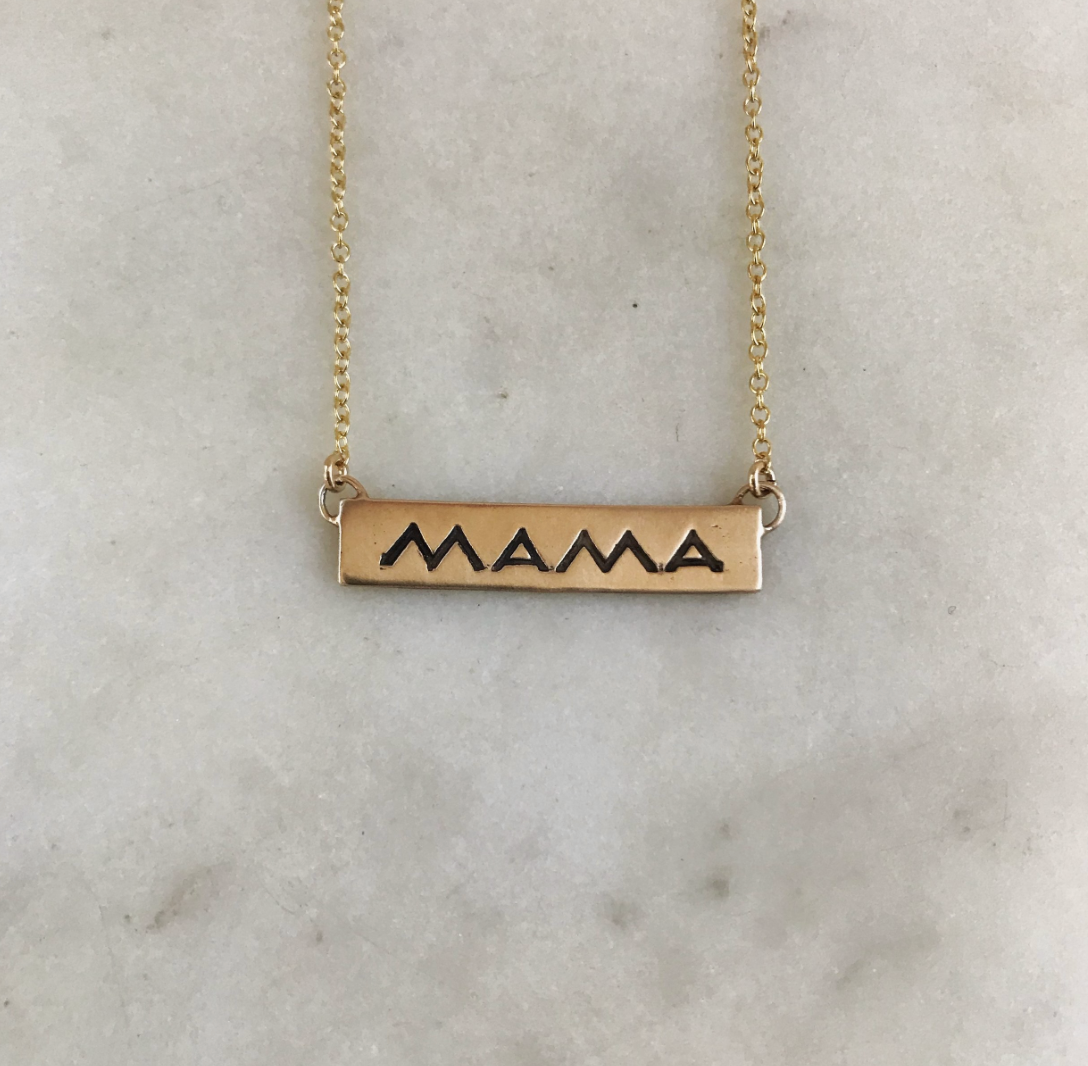MIMOSA | "MAMA" Bar Necklace