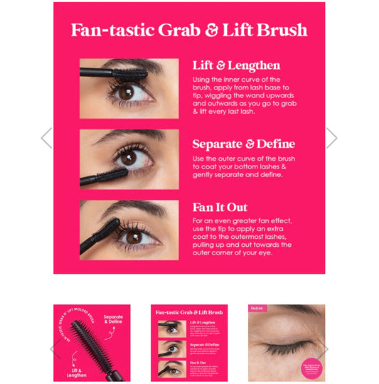 GrandeFANATIC Fanning & Curling Mascara infused with Widelash