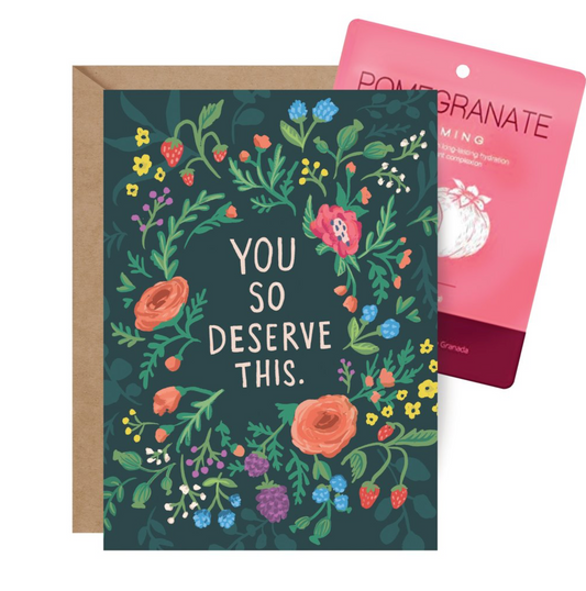 Card | "You So Deserve This"