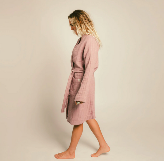 Gauzy Robe | Mauve | Size L