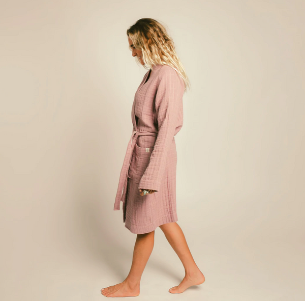 Gauzy Robe | Mauve | Size L