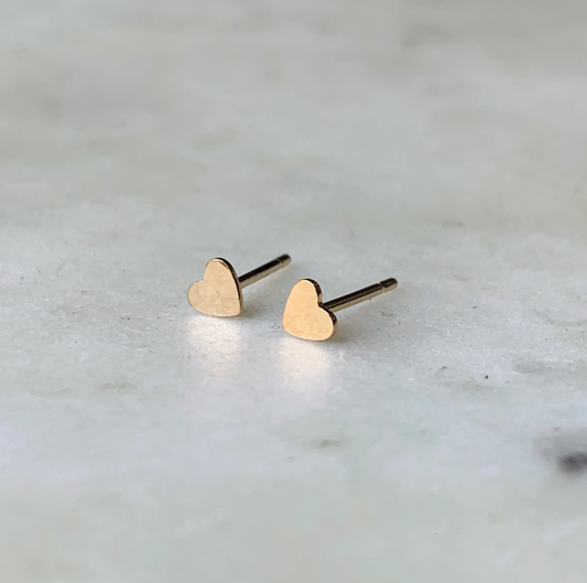 MIMOSA | Tiny Heart Earrings